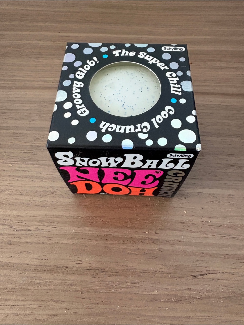 Viral! Hard to find NEE DOH SnowBall Cool Crunch Sensory Toy - White BRAND NEW